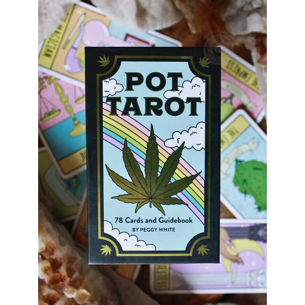 10.3*6cm Pot Tarot Bright and Beautifully Illustrated Tarot Deck 78 Pcs Cards