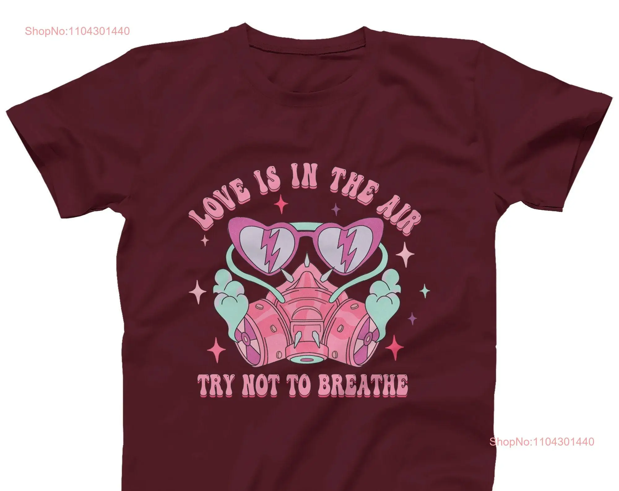 Love Is In The Air Try Not To Breathe T Shirt For Men And Women Funny Valentine Anti Top S 5XL long or short sleeves