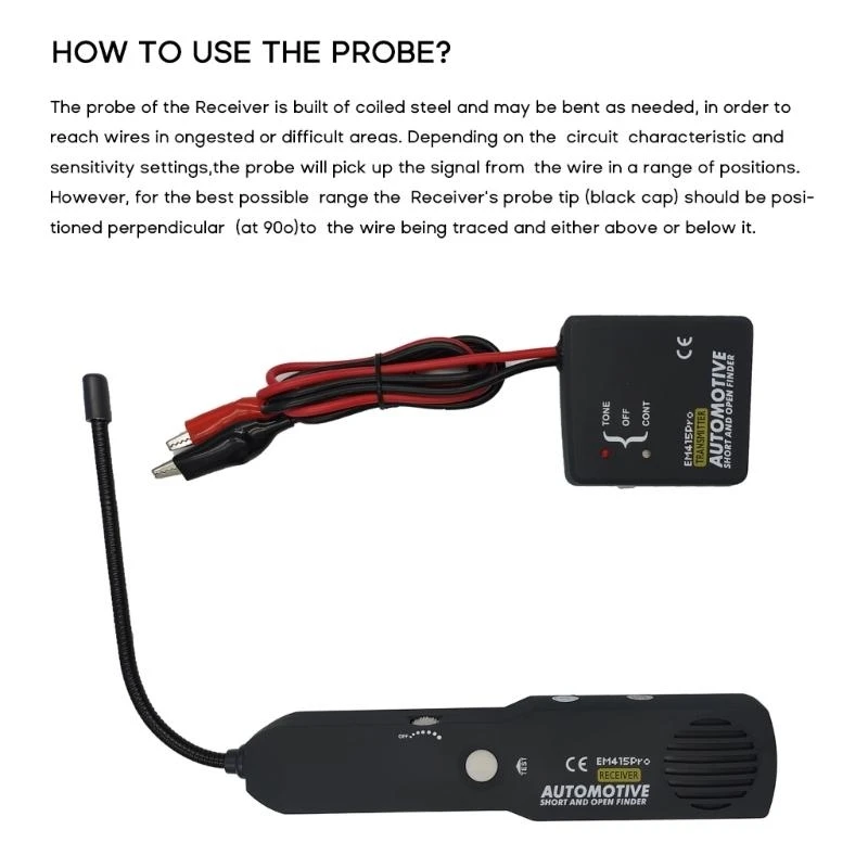 

2025 Новый цифровой автомобильный сканер цепей, диагностический инструмент, тестер обрыва провода тележки для кабеля