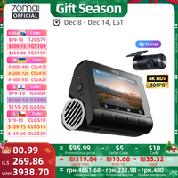 70mai Dash Cam 4K A800SE UHD Support Dual-Channel 24H Parking HDR Supercapacitor Wifi 6 Voice Control Upgraded of 70mai A800S