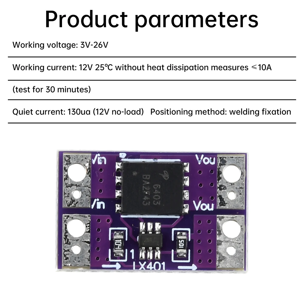 10A Ideal Diode Mod…
