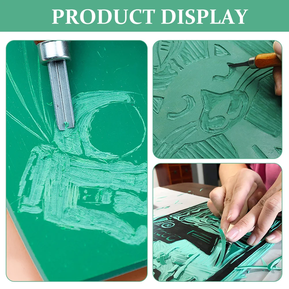 

5Pcs PVC Crafts Cutting Mat Professional Engraving Art Plate Double-Sided Non-Slip Craft Cutting Pad for DIY Scrapbooking