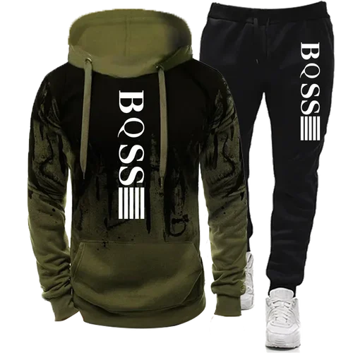 Imagen 2 del producto Sudaderas con capucha para hombre, ropa, sudadera Splash Ink, traje, chándal para hombre, conjuntos de pantalones, novedad en sudaderas con capucha y sudaderas, conjunto de trajes deportivos