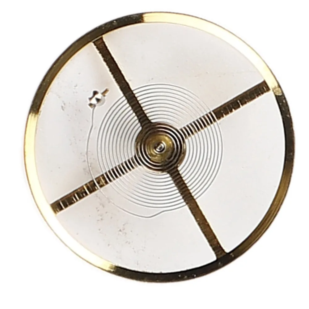 Precision Alloy Material 8205 Watch Movement Golden Color Balance Wheel Hairspring Movement Repair
