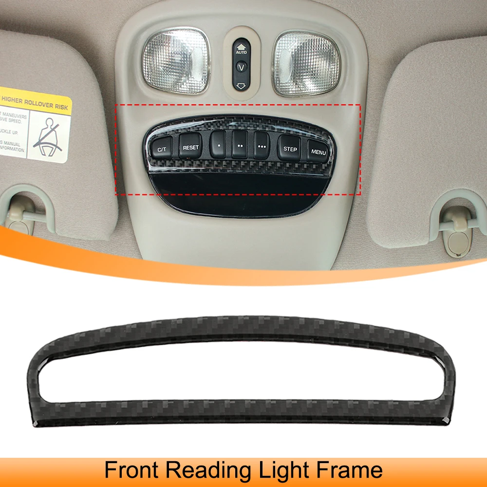 

Car Front Reading Light Lamp Decoration Frame Trim Stickers for Jeep Liberty 2007 2008 2009 2010 2011 2012 Interior Accessories