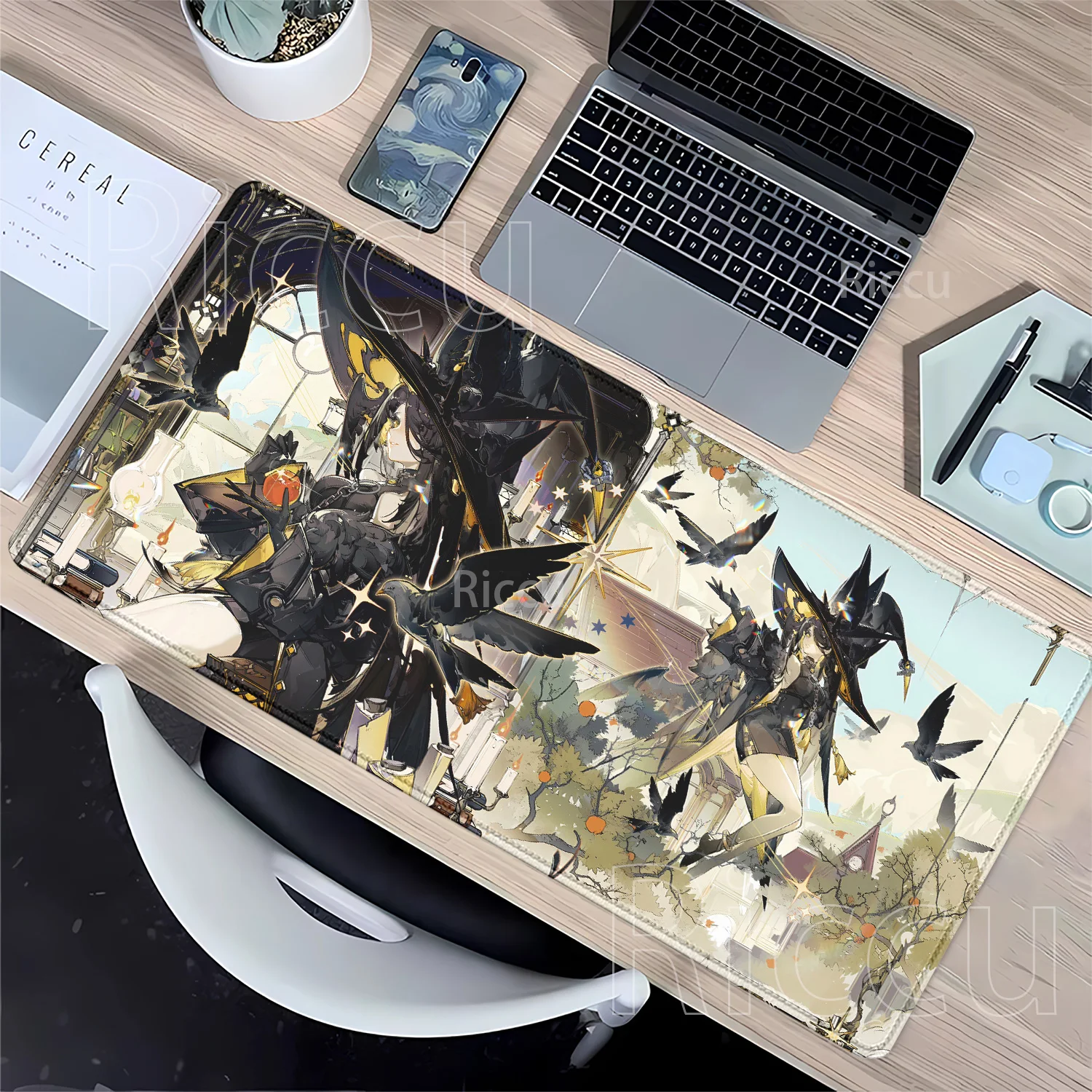 HD Printing Mousepad Blackbird NTE Neverness To Everness PC Gaming Mouse Pad Non-Slip Base Office Accessories Anime Girl DeskMat