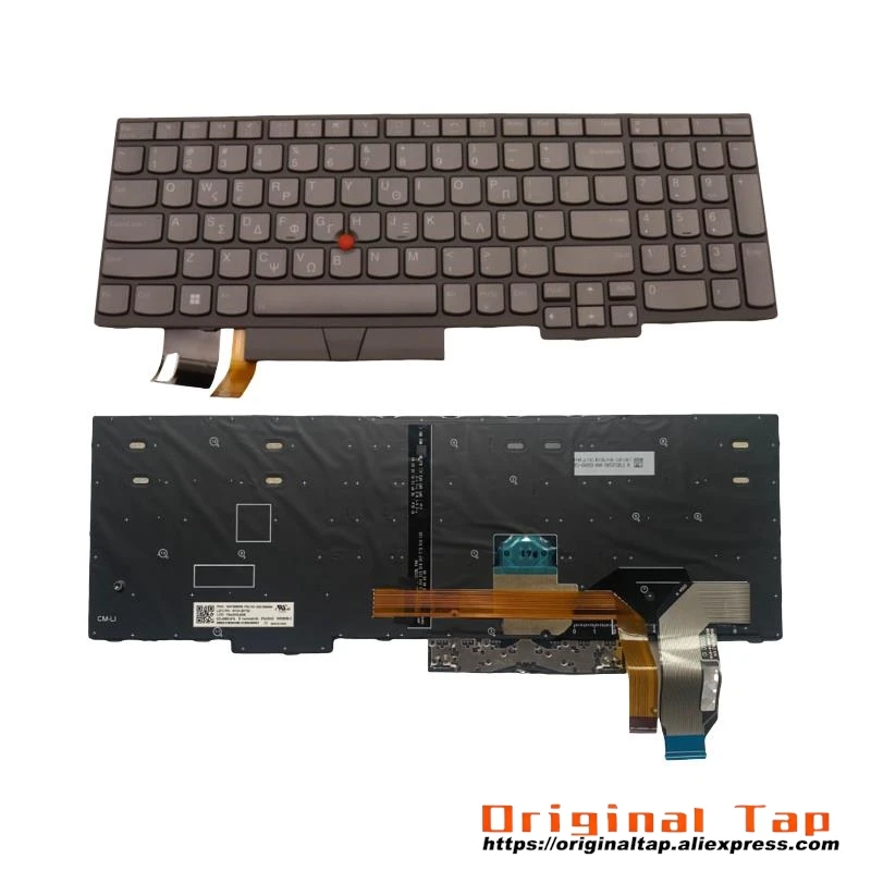 

Клавиатура с греческой подсветкой GR для Lenovo Thinkpad T15 P15s Gen 1 2 5N21B08426 5N21B08463