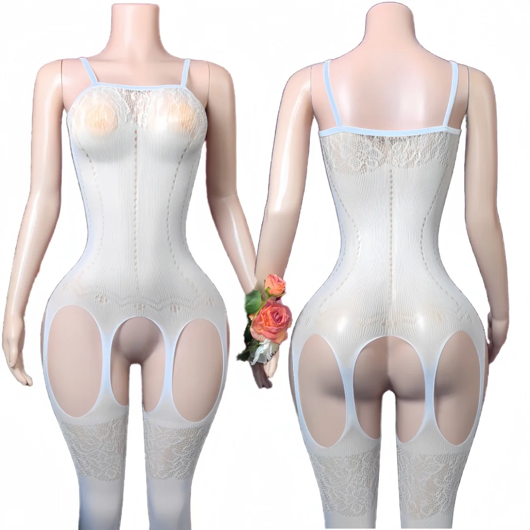 

Sexy Body Lingerie Bodysuit Underwear Stocking Tights Sexy Transparent Pornos Suit Women Intimates Hose Black Mesh Bodystocking