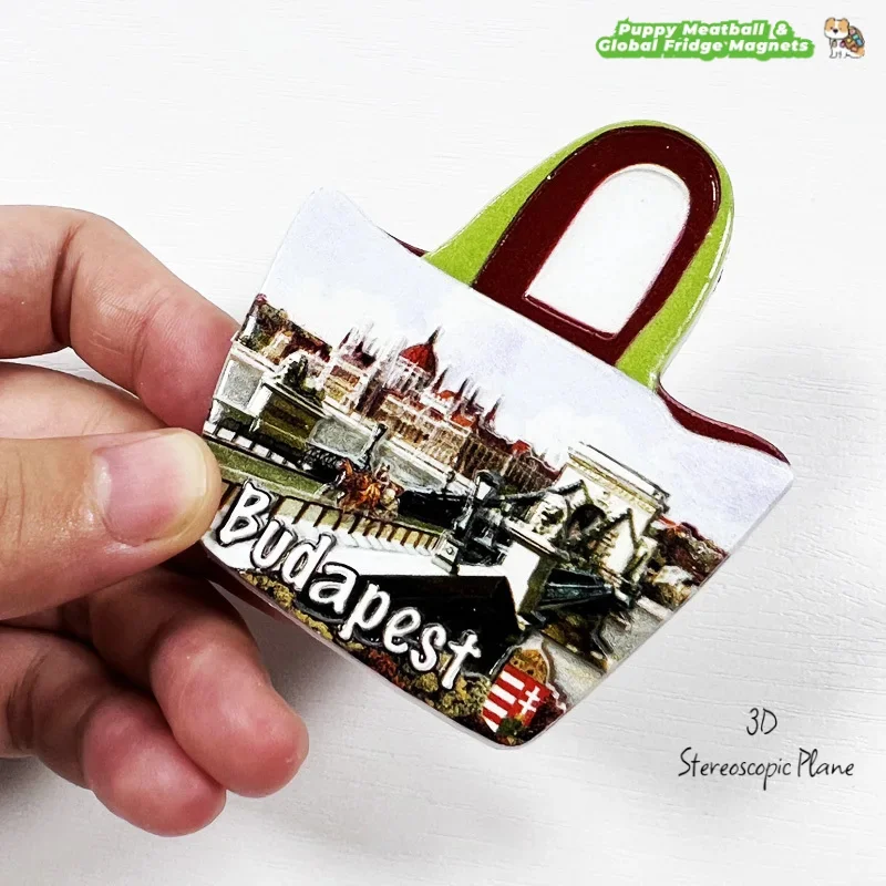 بودابست، المجر معلم بناء مغناطيس الثلاجة الإبداعية السفر تذكارية ديكور المنزل