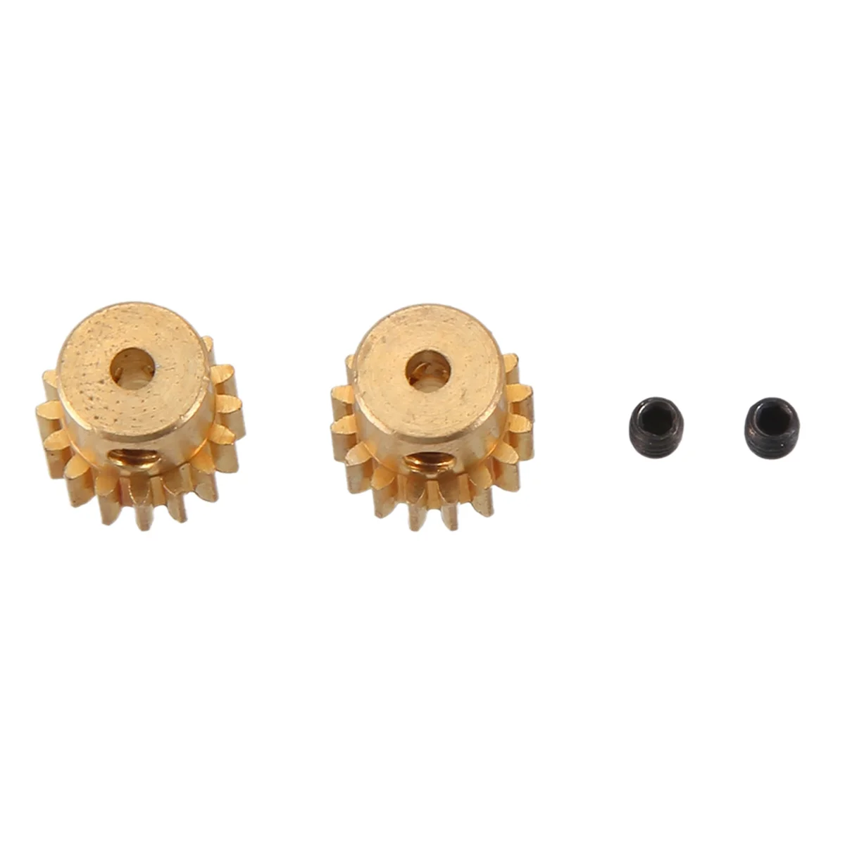 Практичный вал 2 шт., 2,3 мм, металлическая шестерня двигателя 48DP M0.6 M0.8 для 1/12 1/16 RC Car 7075 Hsp-RGT Redcat 370/380/390,16T