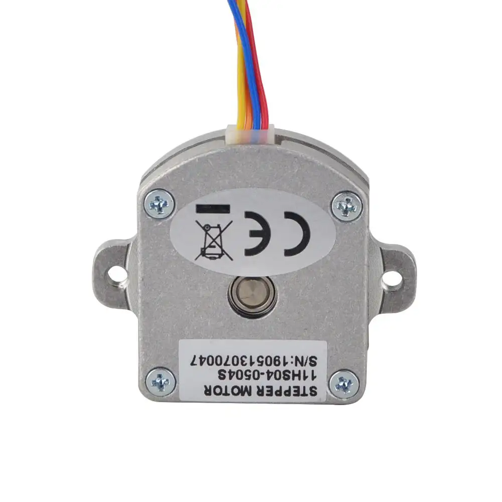 Pancake Motor Nema 11 Stepper Motor Bipolar 1.8deg 1Ncm 0.5A 28x28x9.5mm 4-lead Round Stepper Motor