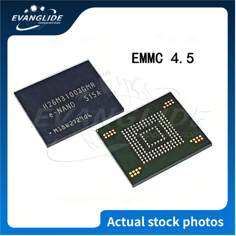 5 PCS/LOT Original & New H26M31003GMR 31003 Emmc 4.5 mobile phone 4G hard disk chip, memory IC