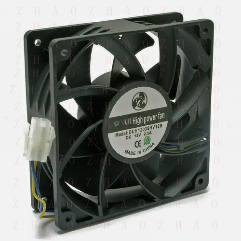 L+ FOR CFM 12V 2.5A DCH12038HV12B High Airflow SERVER FAN 120x38mm 3Pin PWM Control