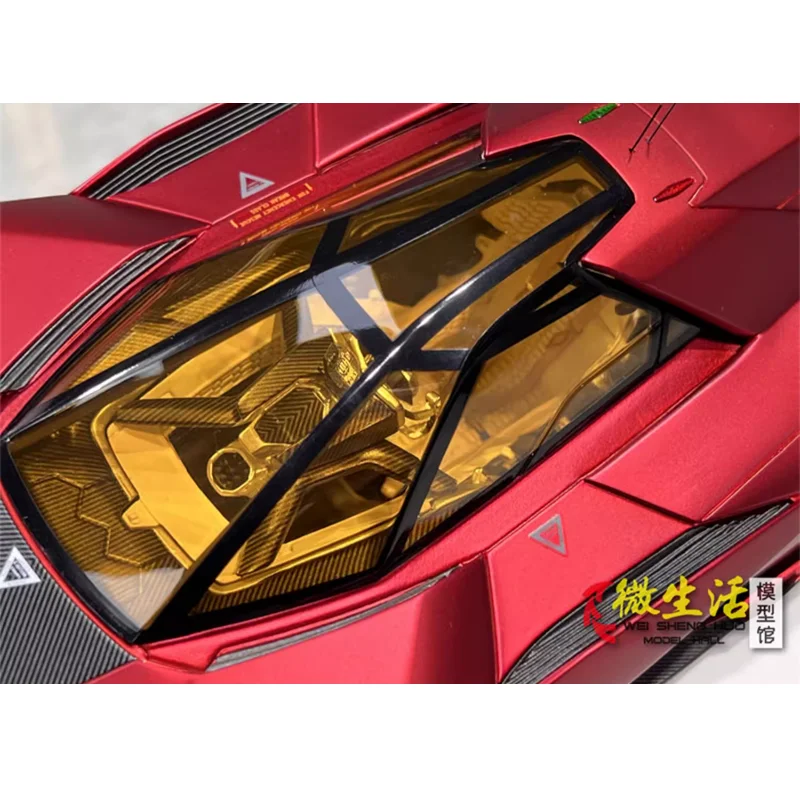 CE 1/18 Lamborghini Egoista Harzlegierung Spielzeug Kraftfahrzeug Druckguss Metallmodell Geschenke