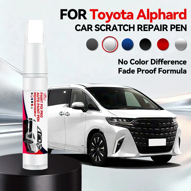 

Карандаш для ремонта лакокрасочного покрытия автомобиля Toyota Alphard, средство для удаления царапин, аксессуары для авто DIY, белый W09 066 090, серебристый 1G6, черный 220