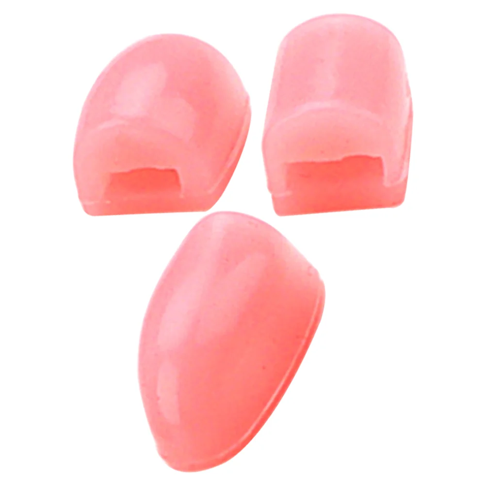 3 Pcs Wind Instrument Sax Silicone Key Finger Rest Pad Silica Gel Musical Instruments Risers