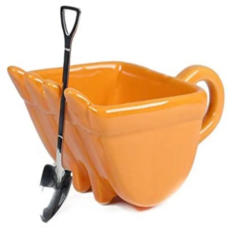 330ml Funny Mugs Excavator Bucket Model Coffee Mug For Coffee Best Gift Cake Cup