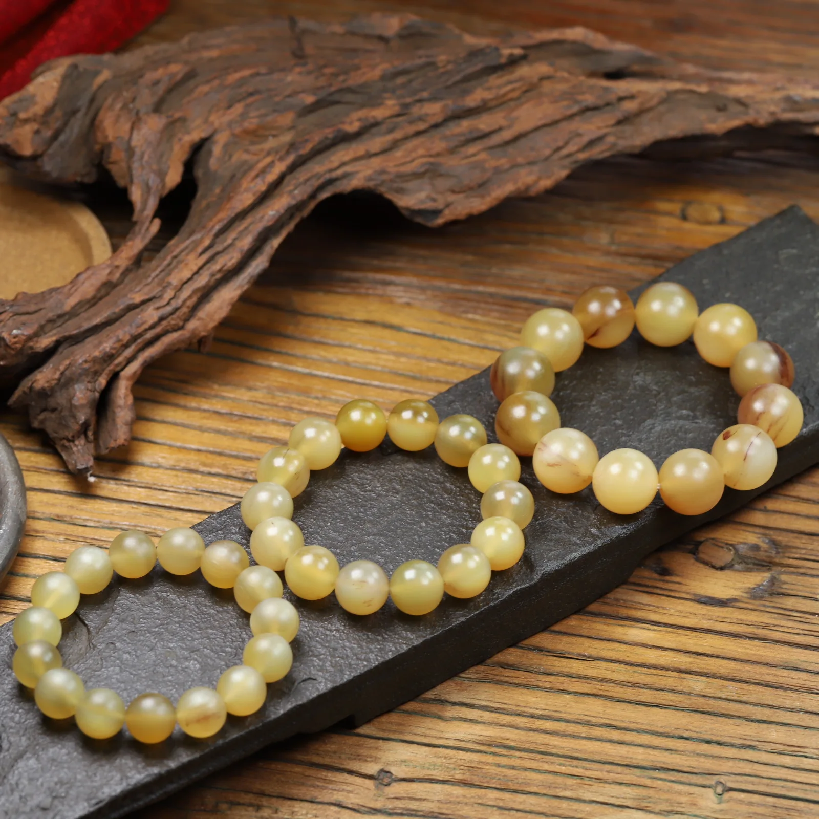 Tibetan High-throwing Horns Bracelet Single Circle Multi-circle 108 Men's and Women's Buddha Beads Hand String Wen Play Jewelry