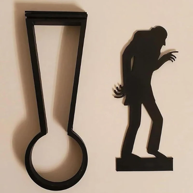 Nosferatu شمعة حامل Nosferatu شمعة الظل Tealight الظل المذرة هالوين الرعب شمعة حامل ديكور حفلة الرعب ديكور