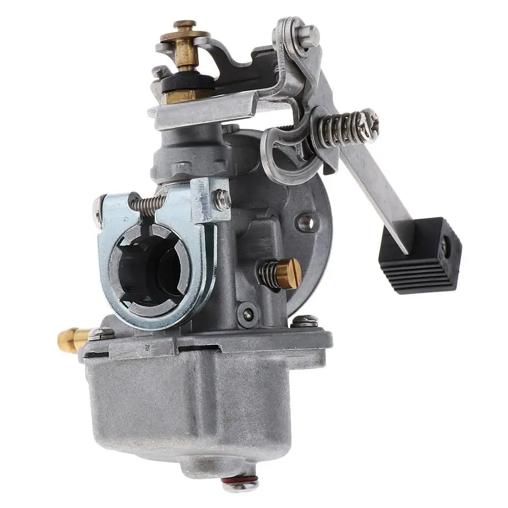 High Performance Metal Carburetor Carb Silver for Yamaha 2HP 2-stroke Outboard Motor Spare Parts Replacement