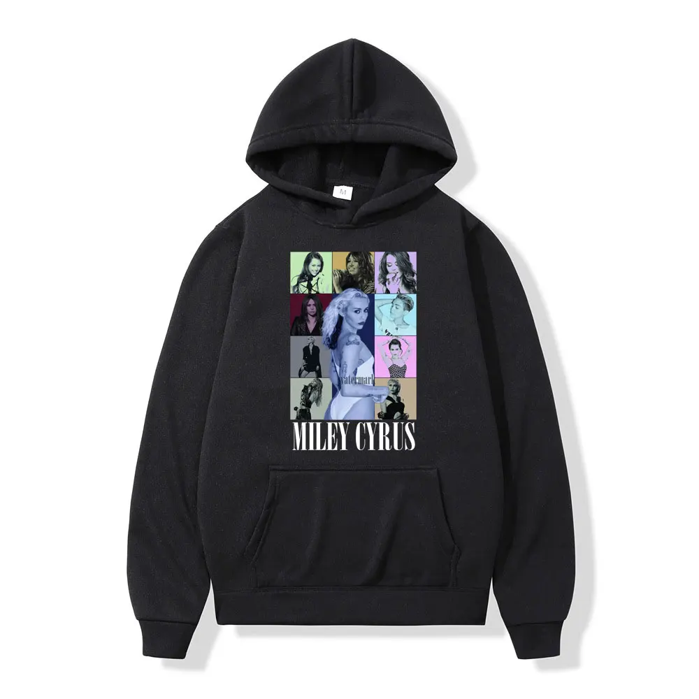 

Singer Miley Cyrus Aesthetics Graphic Hoodie Men's Women's Fashion Y2k Style Hooded Sweatshirts High Quality Fleece Pullovers