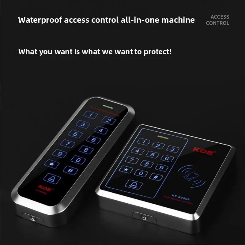 KOB Metal Waterproof Access Control System Integrated Machine Wooden Door Intelligent Electronic Password Swipe Access Lock