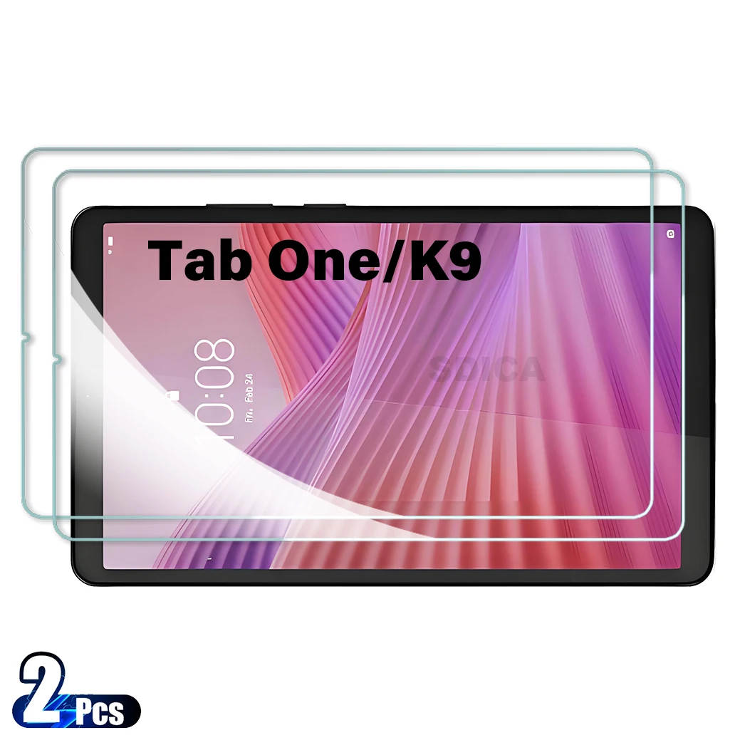 2PCS For Lenovo Tab One Tempered Glass Screen Protector Lenovo Tab K9 8.7 inch Tablet Anti Scratch HD Protective Film