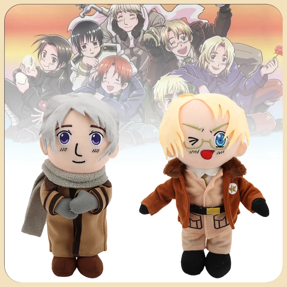26 سنتيمتر Hetalia روسيا أفخم الدمى Hetalia إيفان براغينسكي Hetalia محور القوى أمريكا ألعاب من القطيفة فيلم الحيوانات المحشوة المشجعين الهدايا