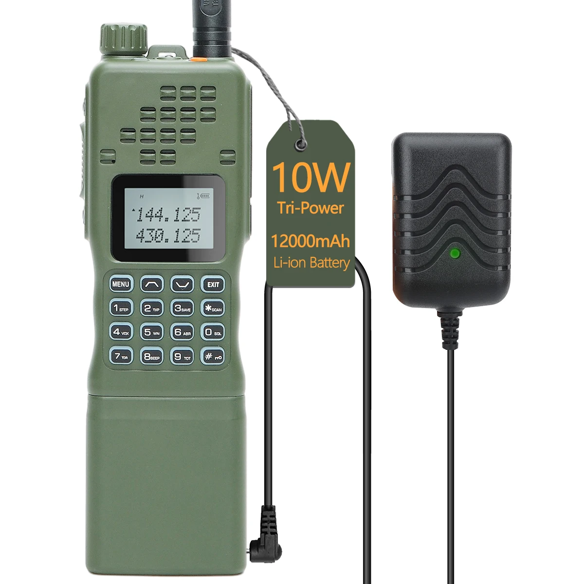 

Baofeng AR-152 15W Powerful CB Dual Band Two way Radio 12000mAh Battery Tactial Long Range Walkie Talkie AN /PRC-152 Transceiver