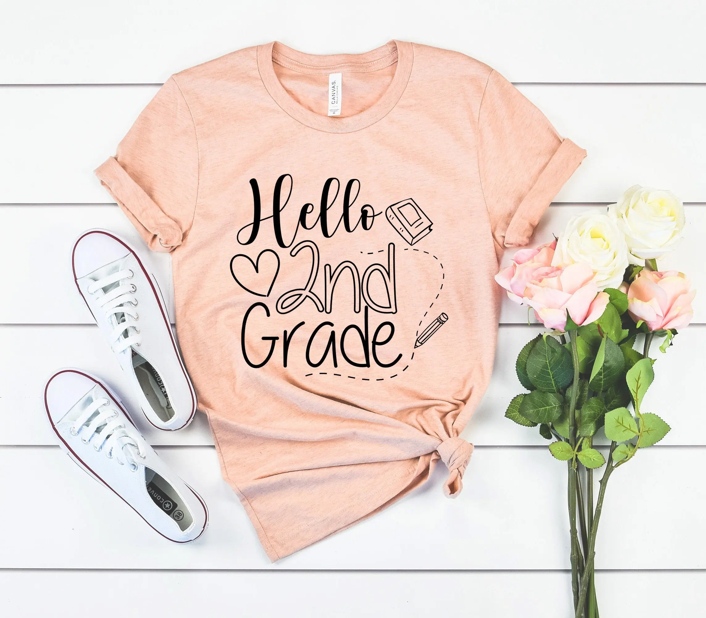 s for teachers hello second grade shirt teacher 2nd shirts first day of school back to