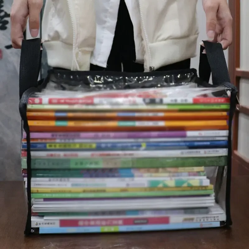 Stackable Comic Book Storage Bag Transparent Collection Container Zipper Case Dust Proof Organizer Collapsible Pouch New