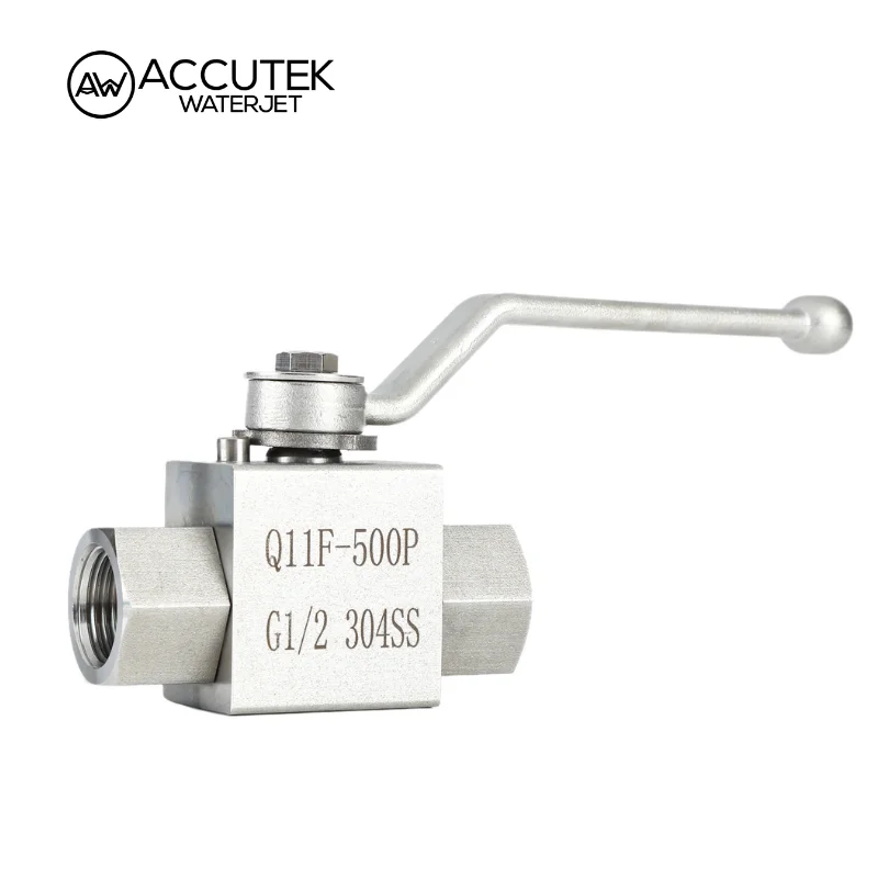 AW AW- mostrar título original ®   Válvula de bola hidráulica de 2 vías de acero inoxidable 304 316 rosca hembra BSPP NPT 1/4 3/8 1/2 3/4 1 alta presión 6000Psi