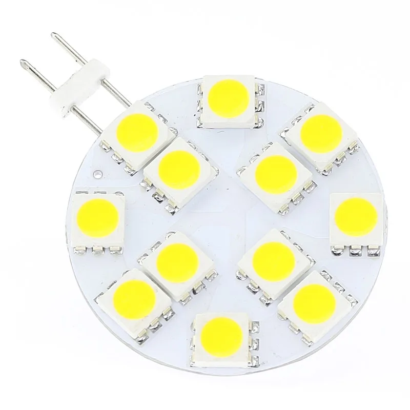 Led G4 Light SMD Bulb G4 Led 12VDC/12VAC/24VDC/24VAC 12LED 5050SMD 240-264LM  Free Shipment 5pcs/lot