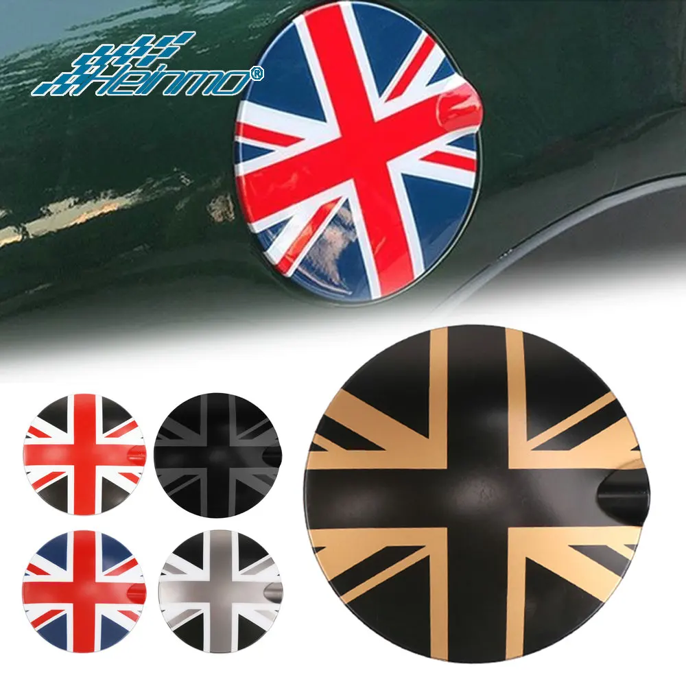 

Brand New Plastic Union Jack Car Fuel Tank Cap Cover Sticker For Mini Cooper One R50 R52 R53 Car Exterior Parts Accessories