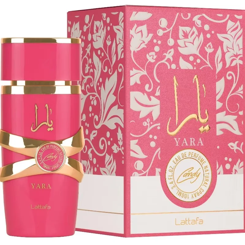 لاتافا يارا كاندي أو دو برفوم بخاخ للنساء 100 مل عطور عربية أصلية عطر فاكهي زهري دائم عطر فرمون