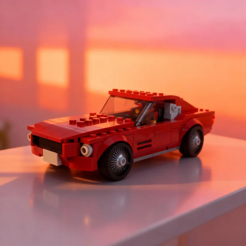 

Набор строительных блоков MOC City Champions: Модель Ford Mustang, 195 деталей. Архитектурный конструктор. Идеальный рождественский подарок. Развивающая игрушка для детей.