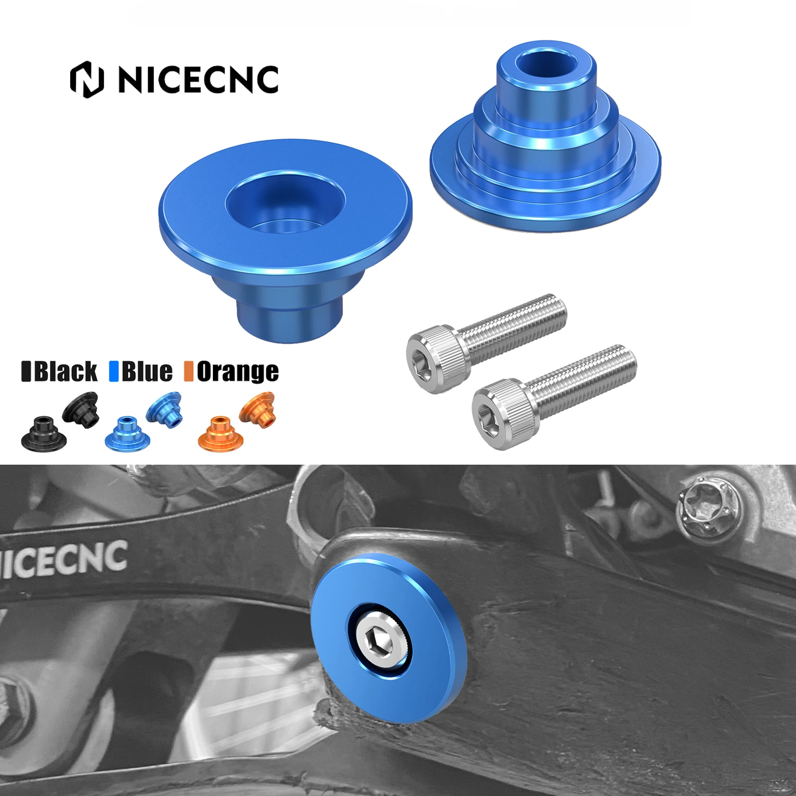 For Husqvarna TE 300 FE 250 FE 350 FE 450 TX300 FC FX TC 2024-2025 Engine Skid Plate Bushings Spacers For KTM EXC 300 For GasGas