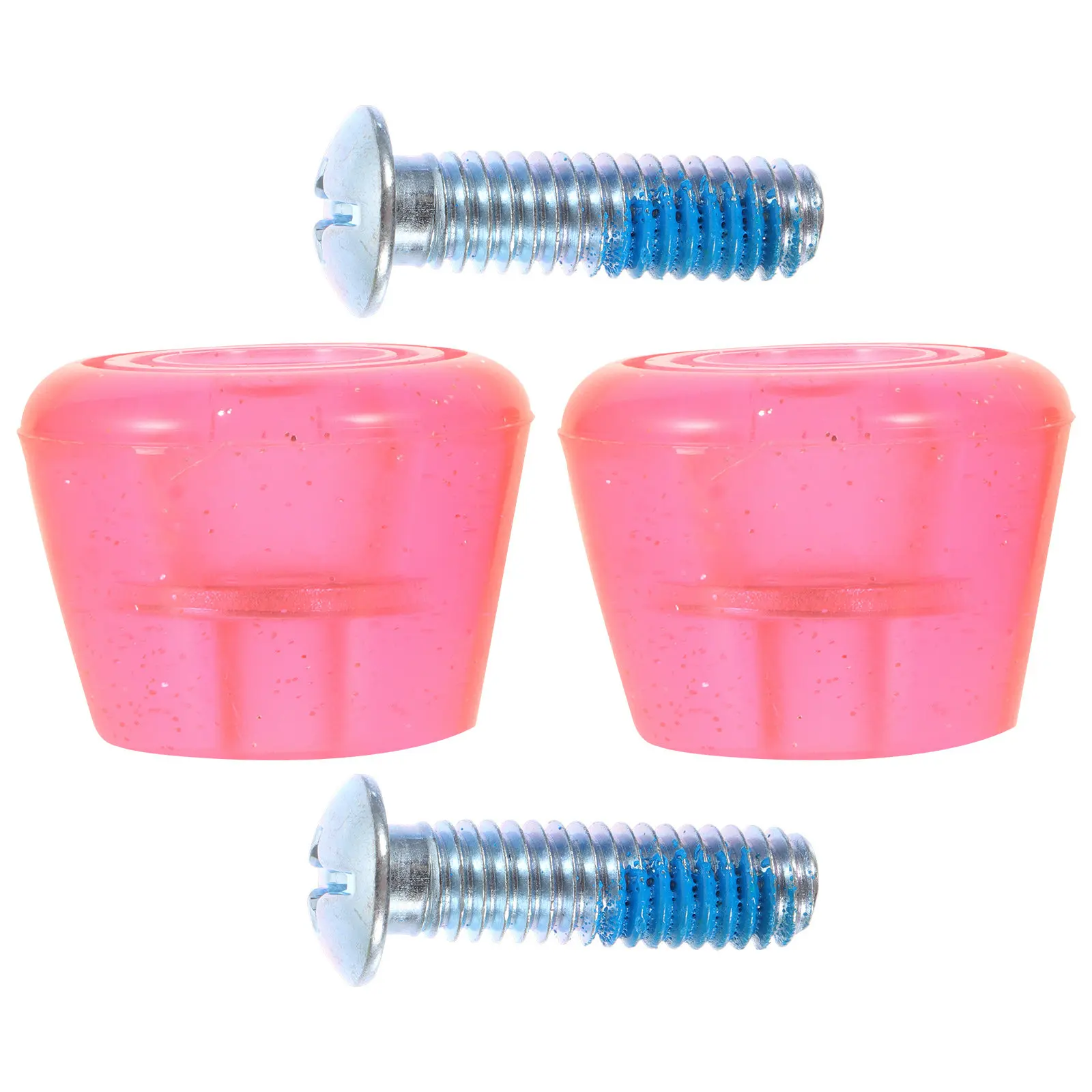1Pair Skate Plugs Sturdy Lightweight Wear-Resistant Construction Large Braking Surface Easy Adjustment Skate Supply
