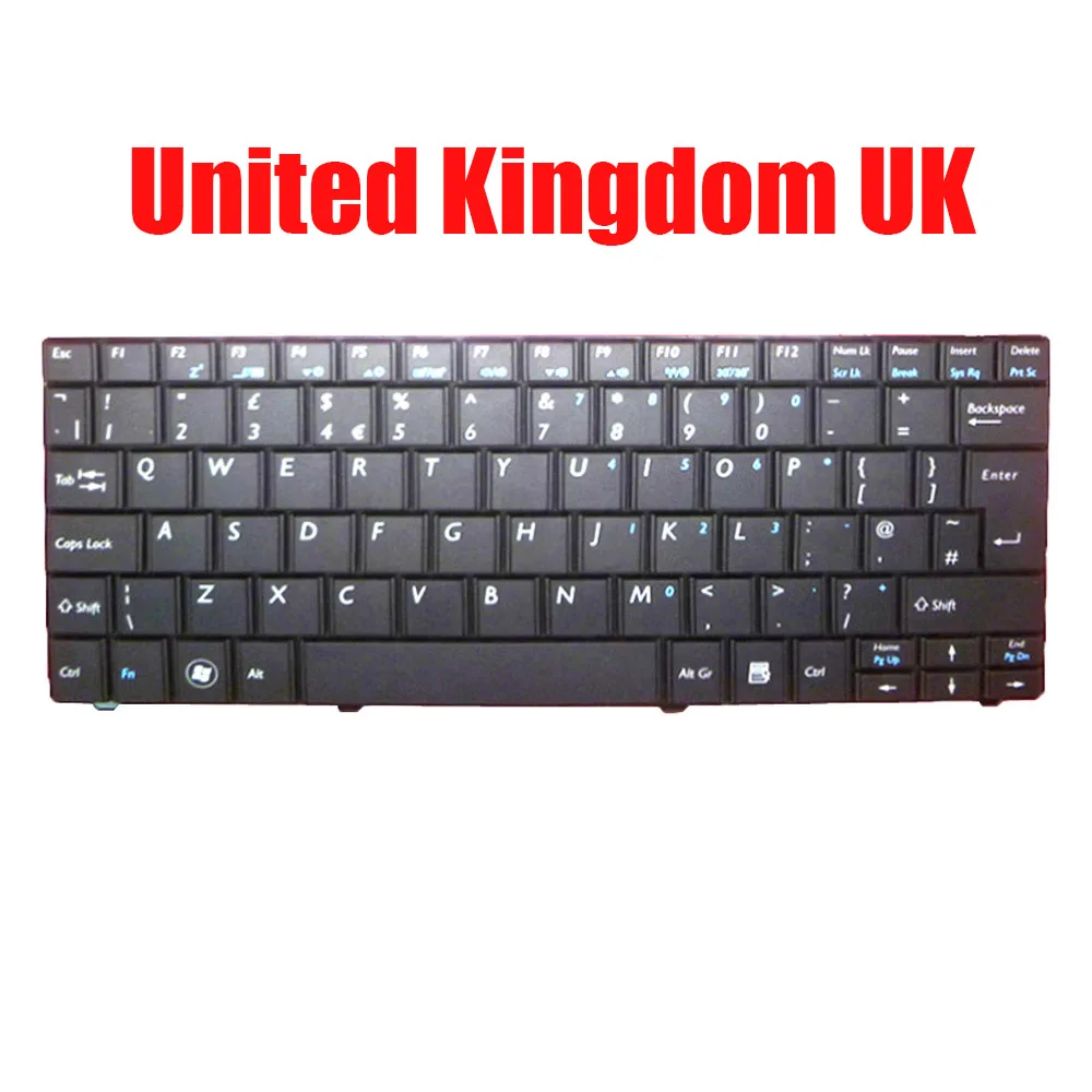 UK Laptop Keyboard For DELL For Wyse Thin Client X90M7 X90MW X00M XN0M 7000 7452-X50M 7492-X90M7 MP-09G76GB-930 Black New