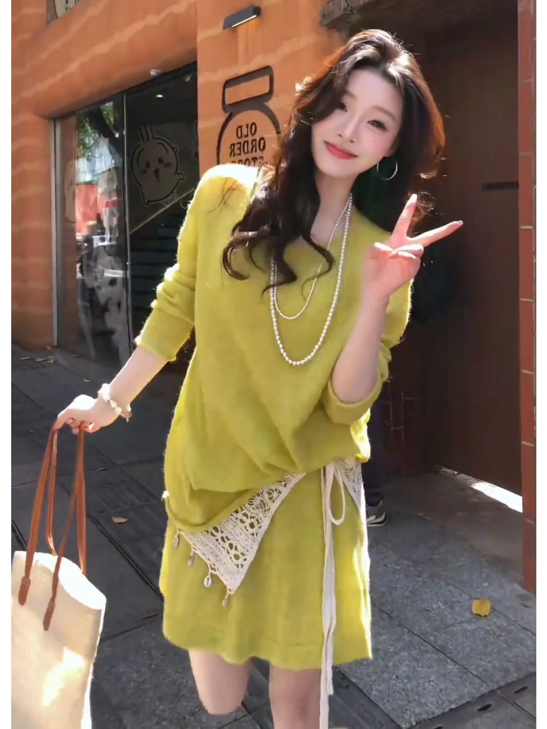 

Lazy Style Summer Set Women Loose Meat Conceal Age Reduction Top plus Size Women's Fashion Half Skirt Trendy Casual Style