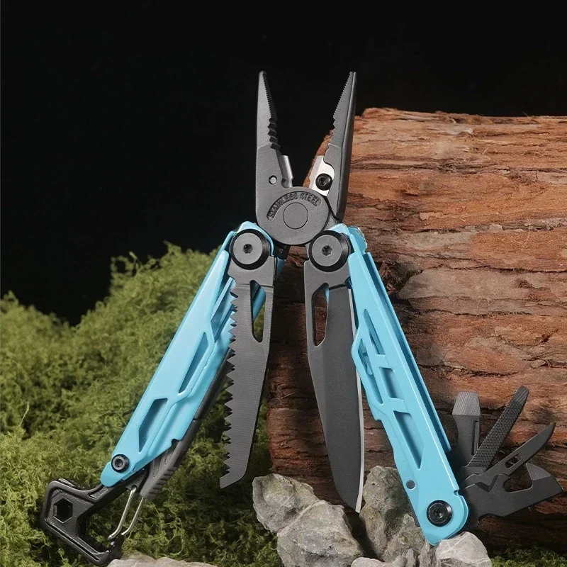 BHBT Multi-functional Swiss Tool with Whistle, Outdoor Pliers,Available In Multiple Colors, 0utdoor Camping Equipment