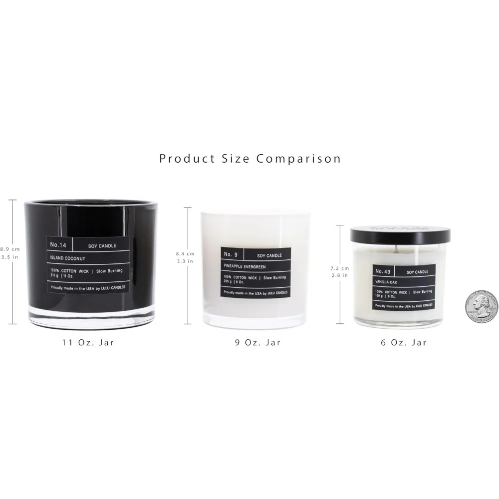 Set Hadiah Lilin Mewah Buatan Tangan: Melati, Oud, Kayu Cendana, Pria Seksi, Linen Segar, Aroma Nanas Evergreen