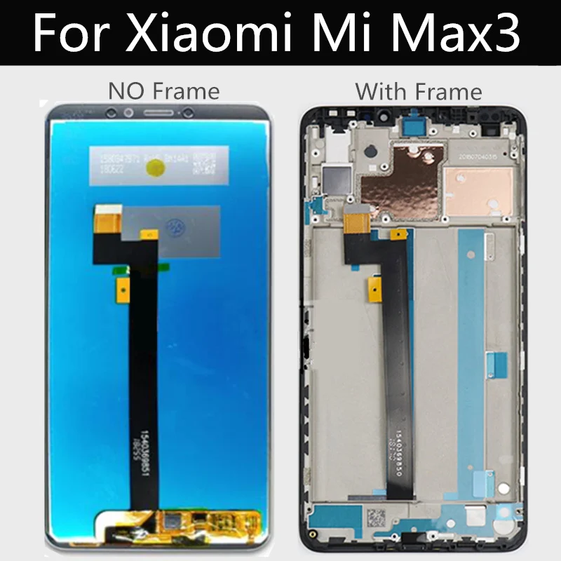 

6.44 For XiaoMi MI MAX 3 MAX3 LCD Display+Touch Screen Digitizer Assembly Replacement Accessories for Mi Max3 LCD