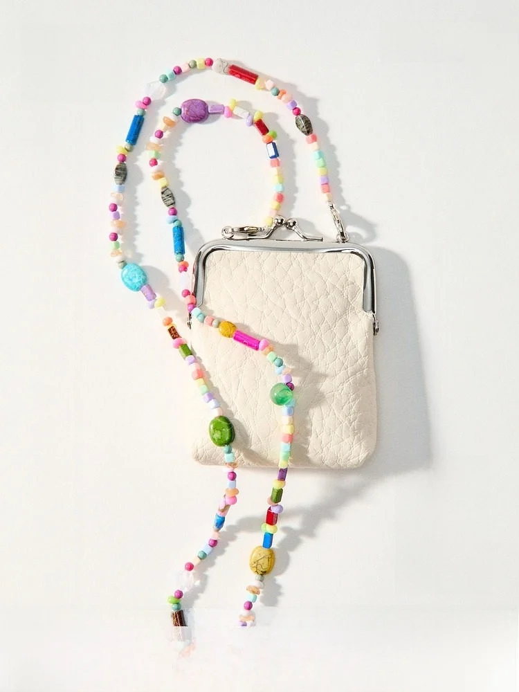 

H&M Summer 2026 Women's Pearl Decorated Shoulder Strap Crossbody Bag Stylish Versatile Handbag for Ladies Fashionable Trendy