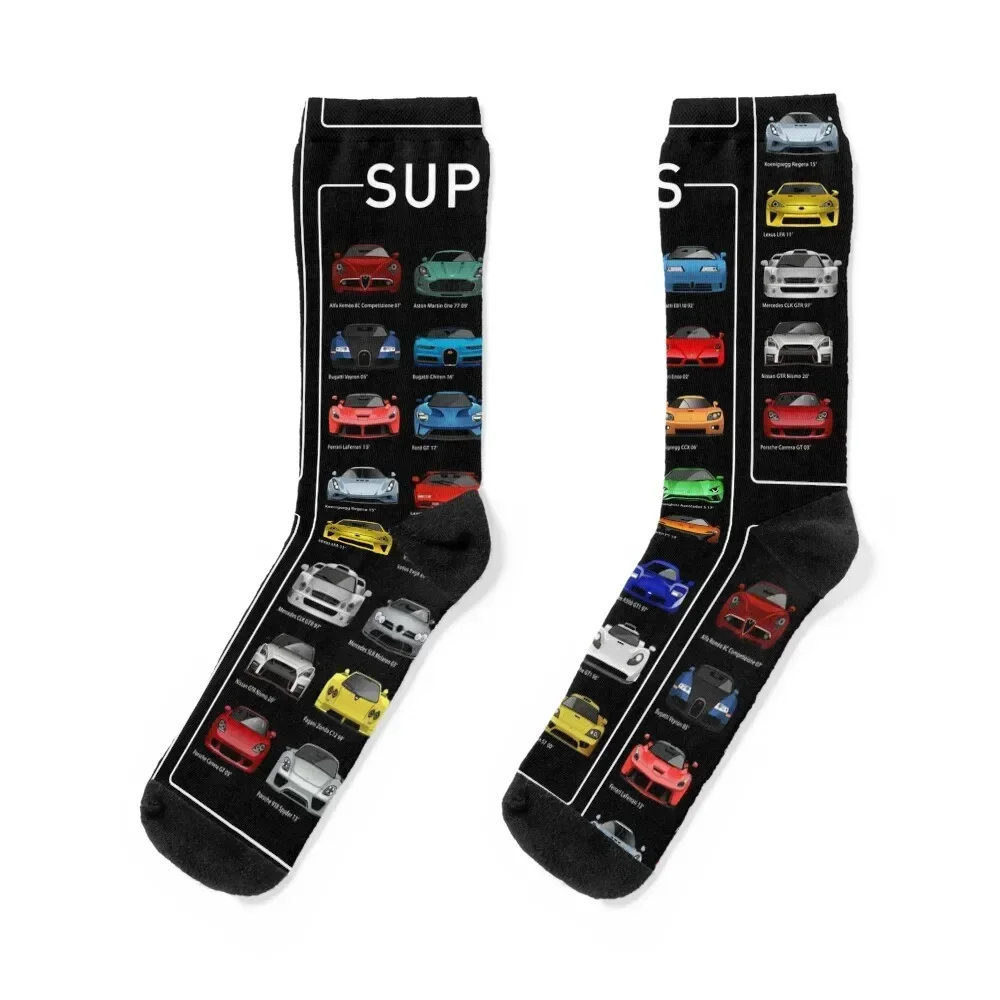 

Носки Super Cars (B), оптовая продажа, Спортивные Чулки, короткие женские носки, мужские