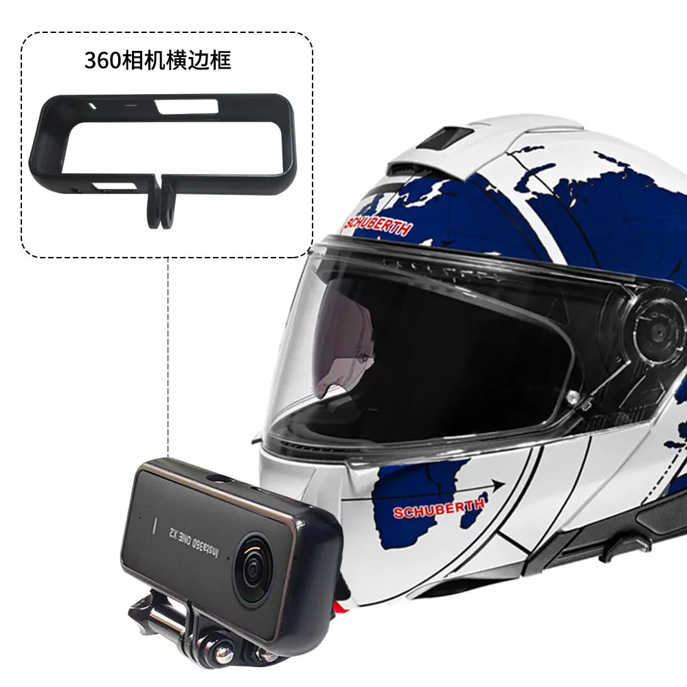 for SCHUBERTH C5 Aluminium Helmet Chin Mount for GoPro Hero 13 12 11 10 9 Insta360 X4 X3 Ace pro DJI Action 5pro 4 3 Camera
