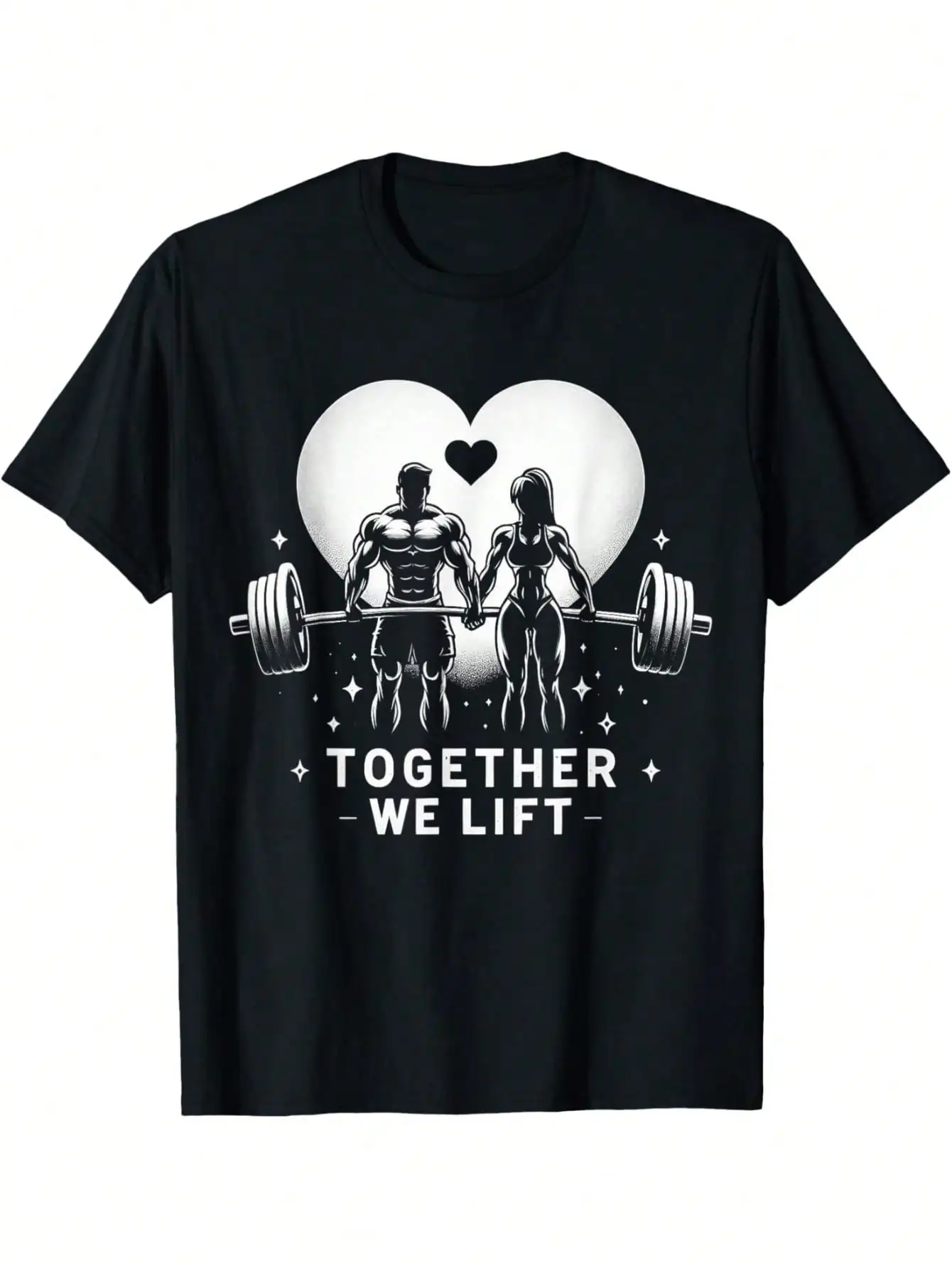 

EWH Together We Lift Tee - Couples Gym Motivation Valentines Day T-Shirt