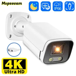 4k 8mp 5mp poe ip kamera 2-Wege-Audio-CCTV-Sicherheitsüberwachungskamera wasserdichter Nachtsicht-HD-Video monitor im Freien h.265