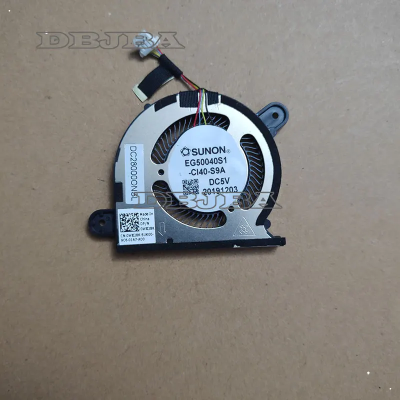 Cooling Fan For Dell XPS 13 9300 P117G DC28000ONSL WX28K EG50040S1-CI40-S9A