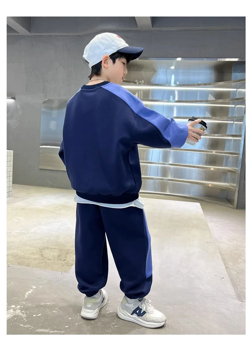 الأولاد يطبع مجموعات الأطفال الخريف أزياء الملابس الدعاوى الاطفال بلوزات غير رسمية + السراويل 2 قطع البساطة الربيع إلكتروني وتتسابق